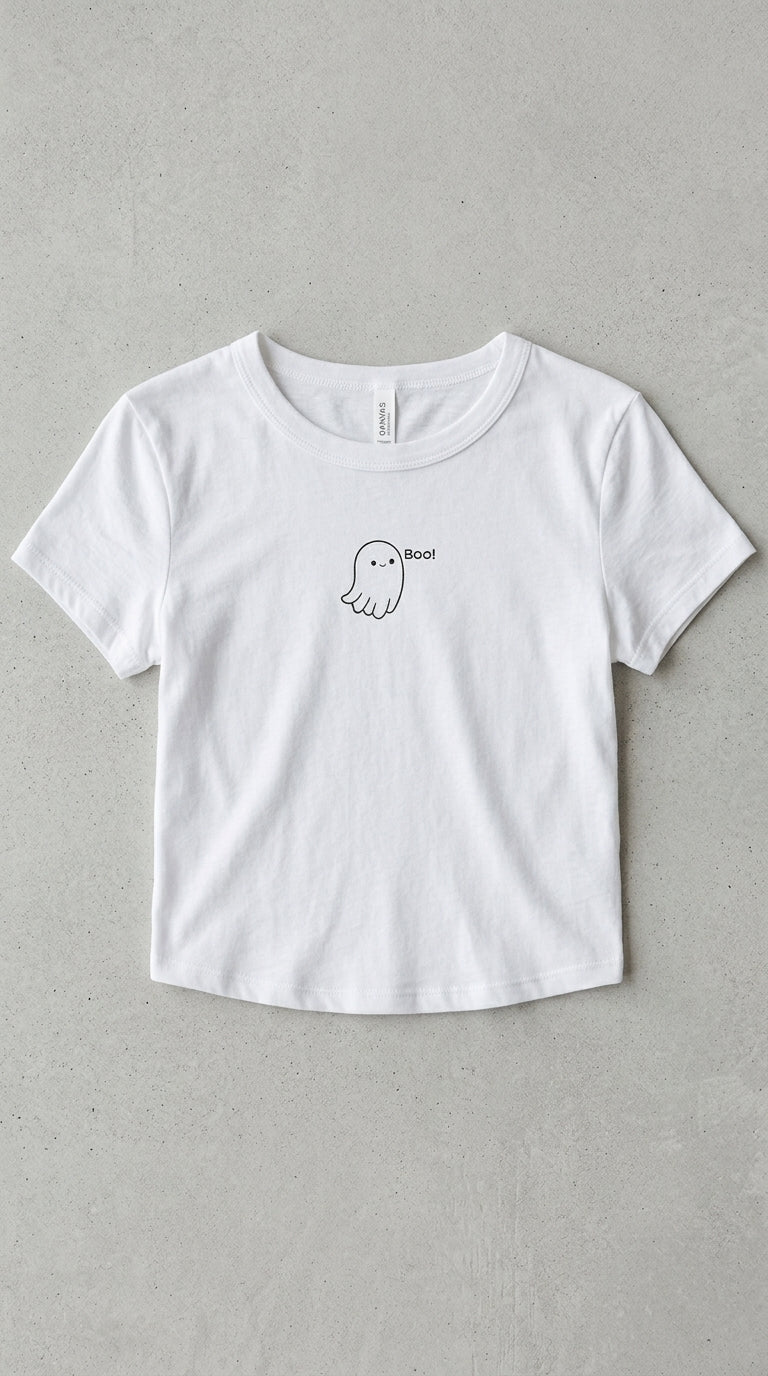 Mini Ghost Baby Tee - Halloween